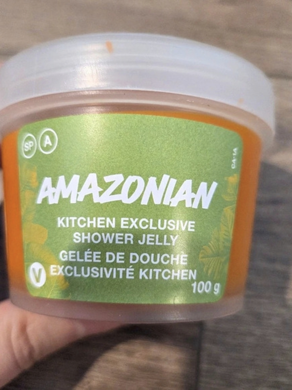 Lush Amazionian Kitchen Exclusive Shower Gelée Shower Gelée Green 100 g NWT